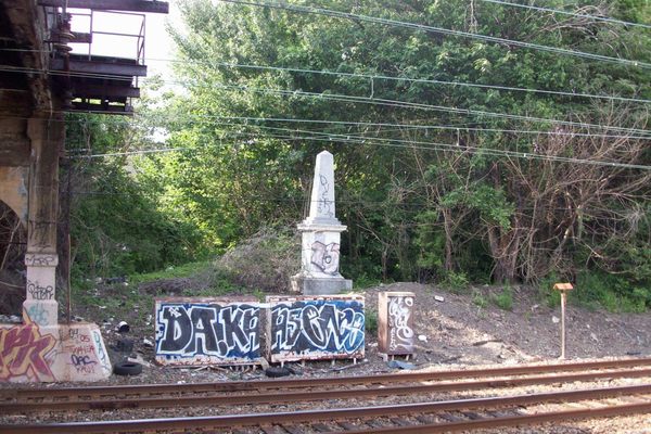 Monument in situ, c. 2009
