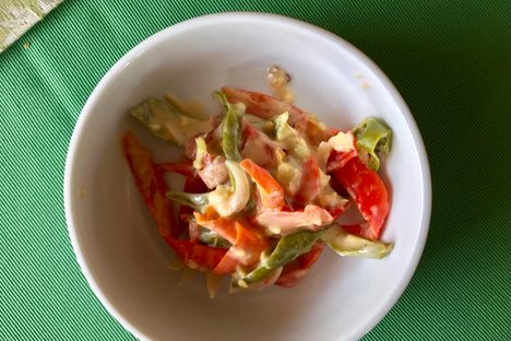 A bowl of homemade ema datshi.