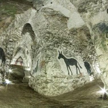 View of the caves.