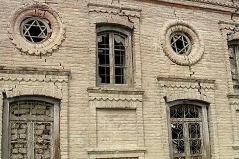 Several buildings sit in disrepair along the town's streets