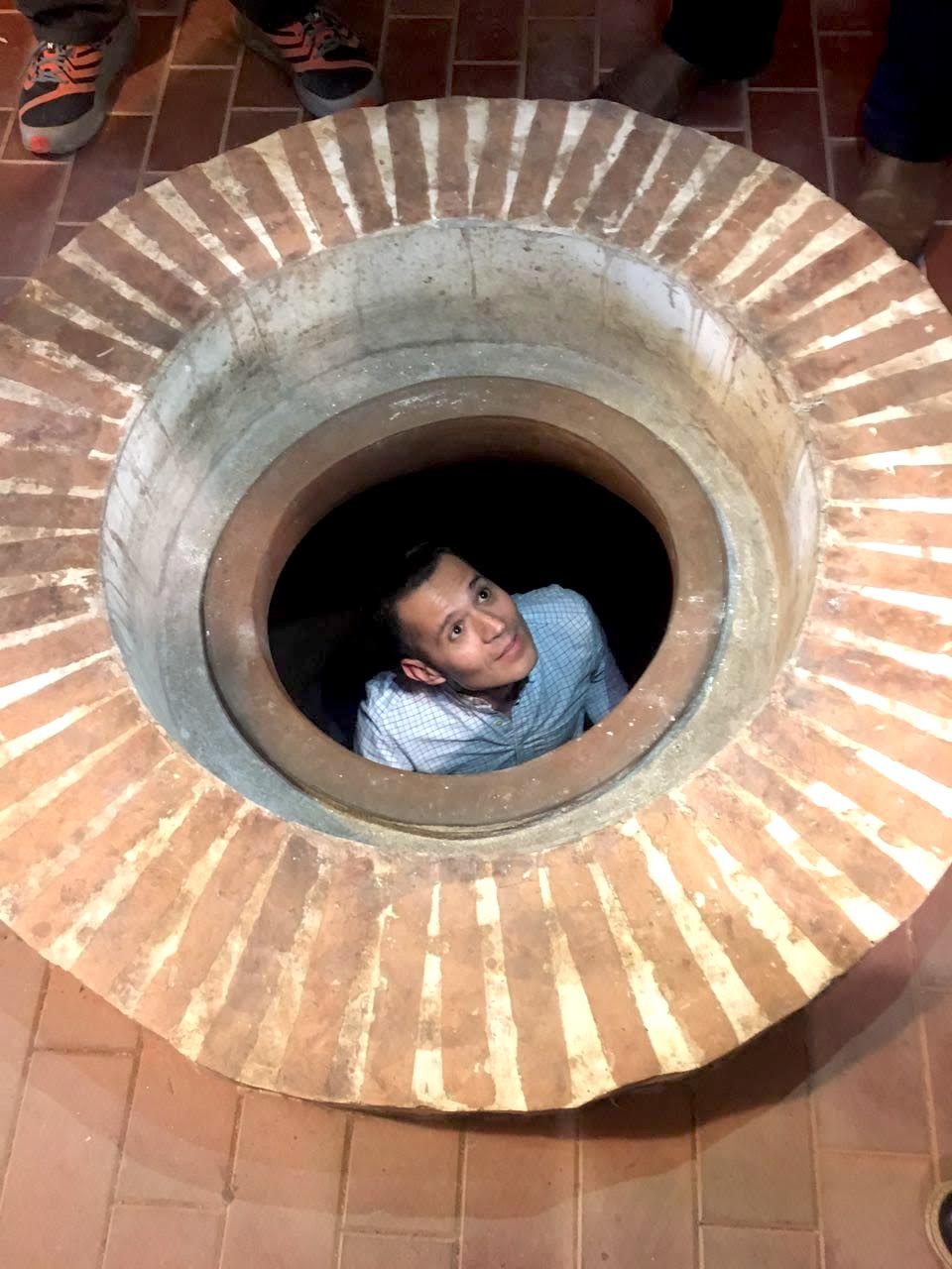 Some qvevri are large enough to stand inside.