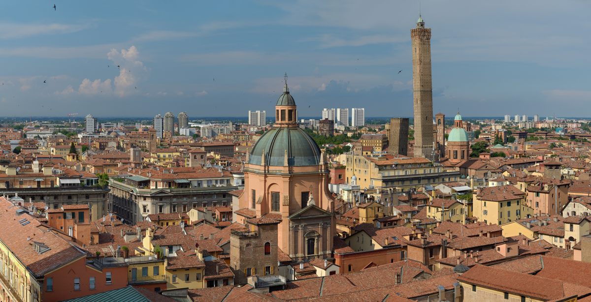 The city of Bologna.