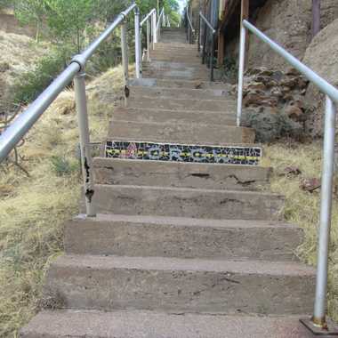 Stairs, tilework
