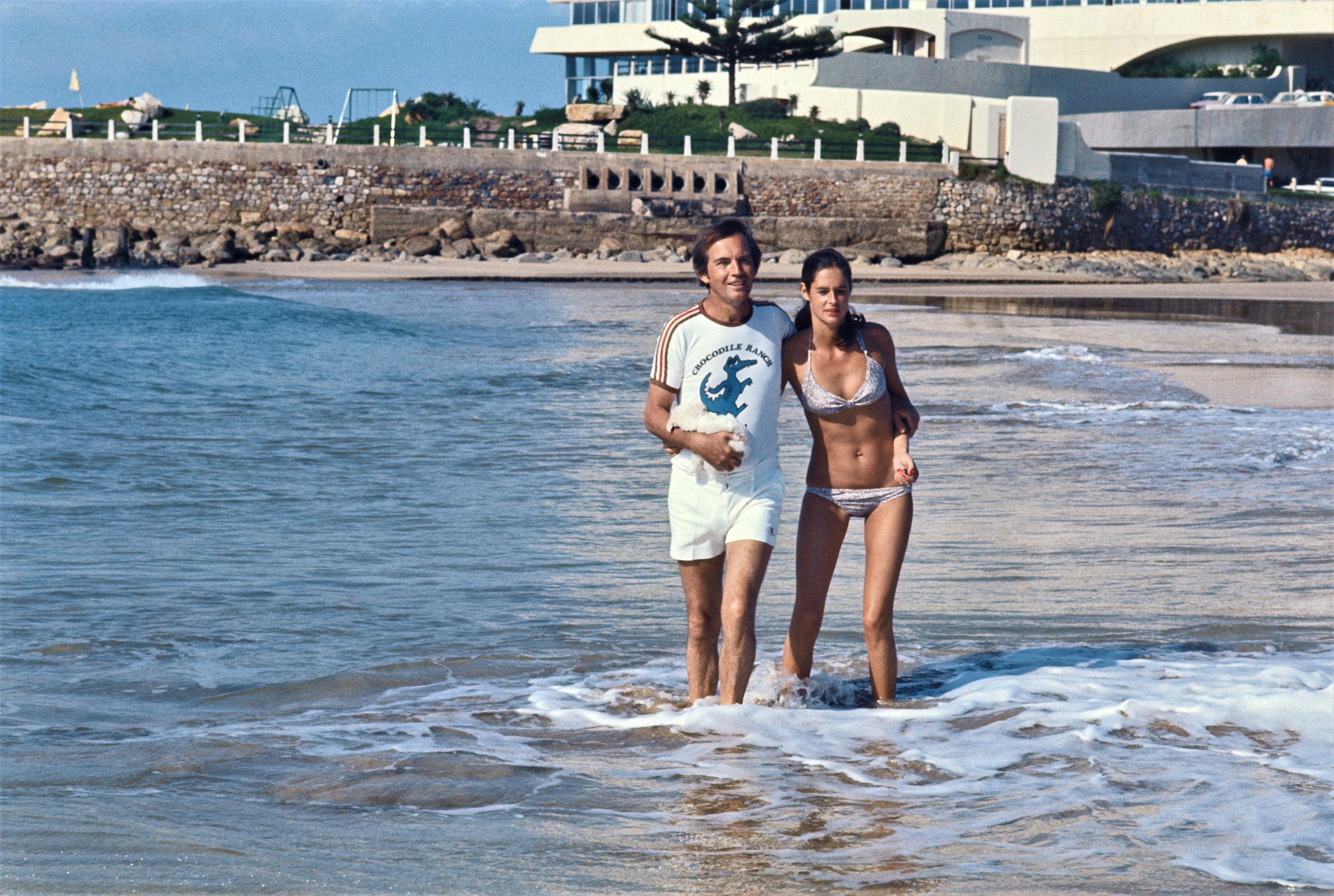 Christiaan Barnard and his wife Barbara Zoellner, 1977.