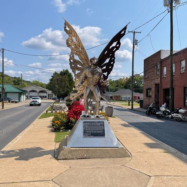 Mothman statue