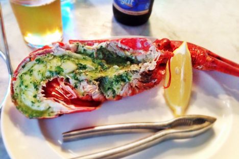 Lobster organs can taste extra lobstery.