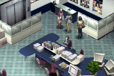 An image from the game Persona 2, preserved by the Video Game History Foundation.