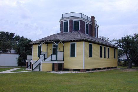 The Hatteras Weather Bureau Station.