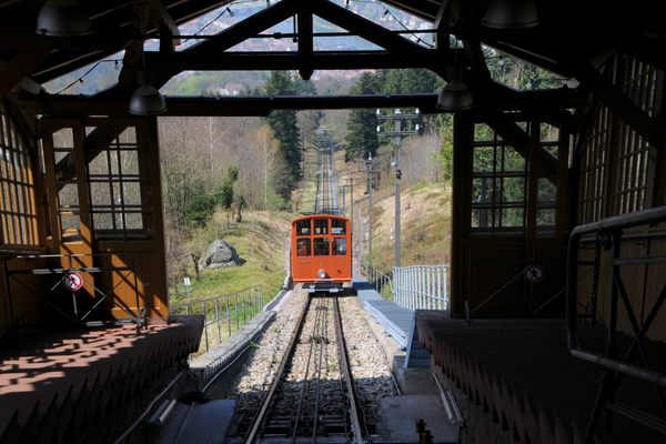 The Heidelberg funicular. 