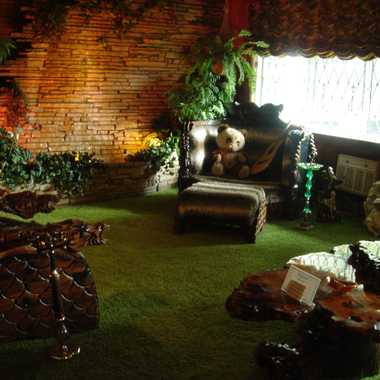 The Jungle Room at Graceland.