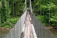 View south across bridge.