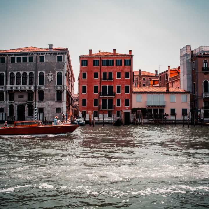 A Venetian canal.