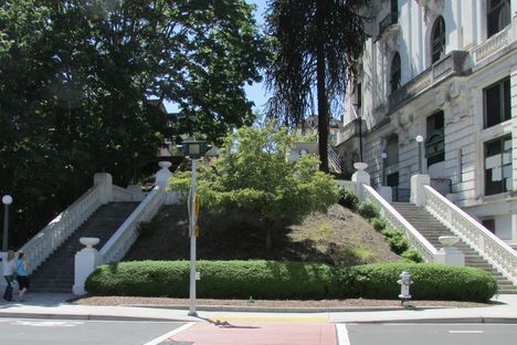 A view of the Spanish Stairs in 2015.