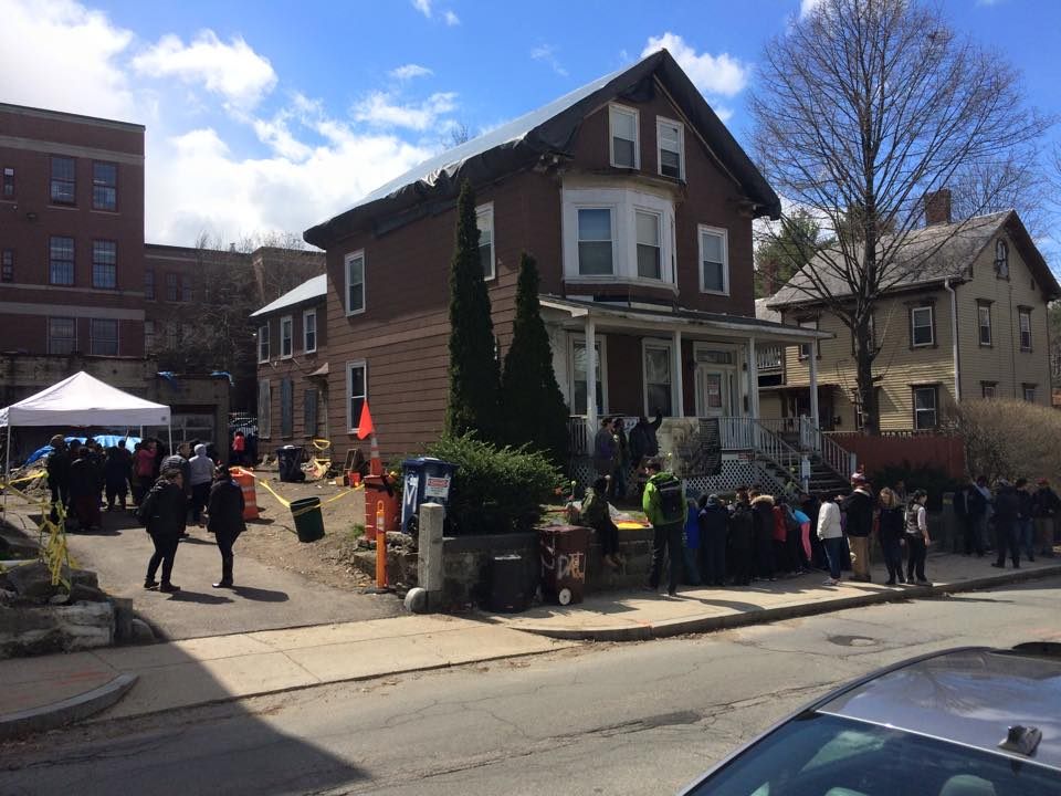 The Malcolm X/Ella Little-Collins House in its current state.