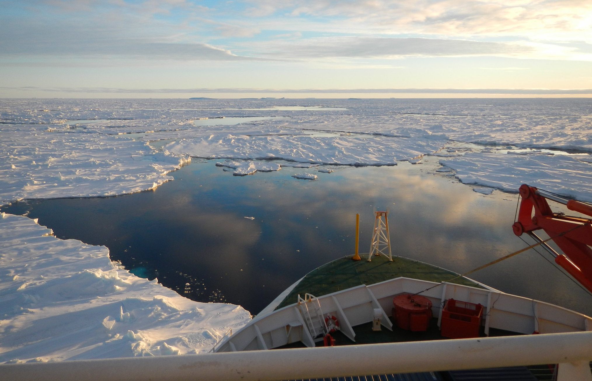 Getting to an answer involved collecting data with floating sensors that drifted beneath the ice.