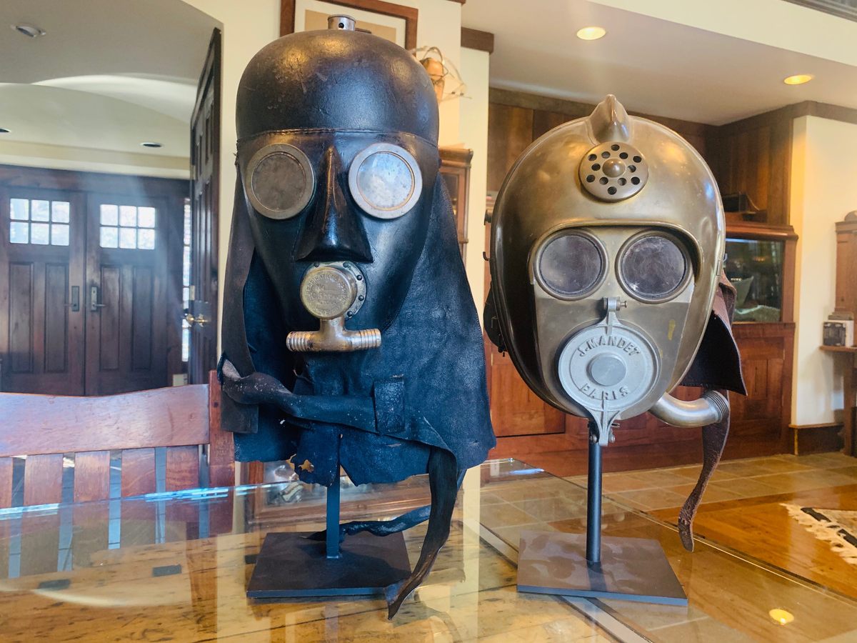 The eerie smoke masks in Erenberg's collection bear a striking resemblance to two Star Wars fan favorites.
