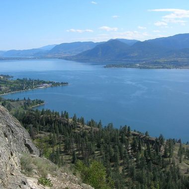 Okanagan lake, where Ogopogo is thought to live. 