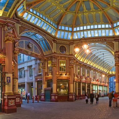 The central interior of Leadenhall Market