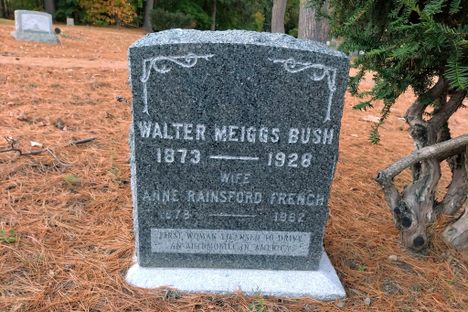 Grave of Anne Rainsford French