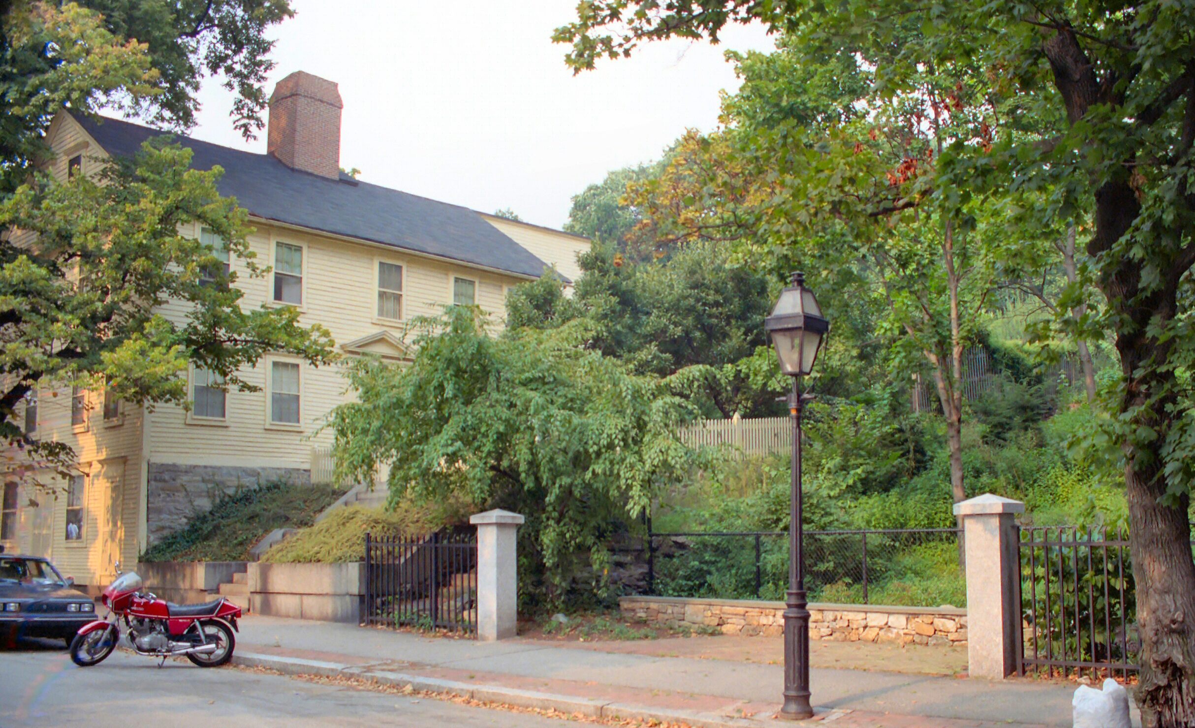 The Stephen Harris House. In Lovecraft’s time this was known as the Babbitt House; and in Lovecraft's story, “The Shunned House,” this house is called the "William Harris House”; and is run down and rather scary.