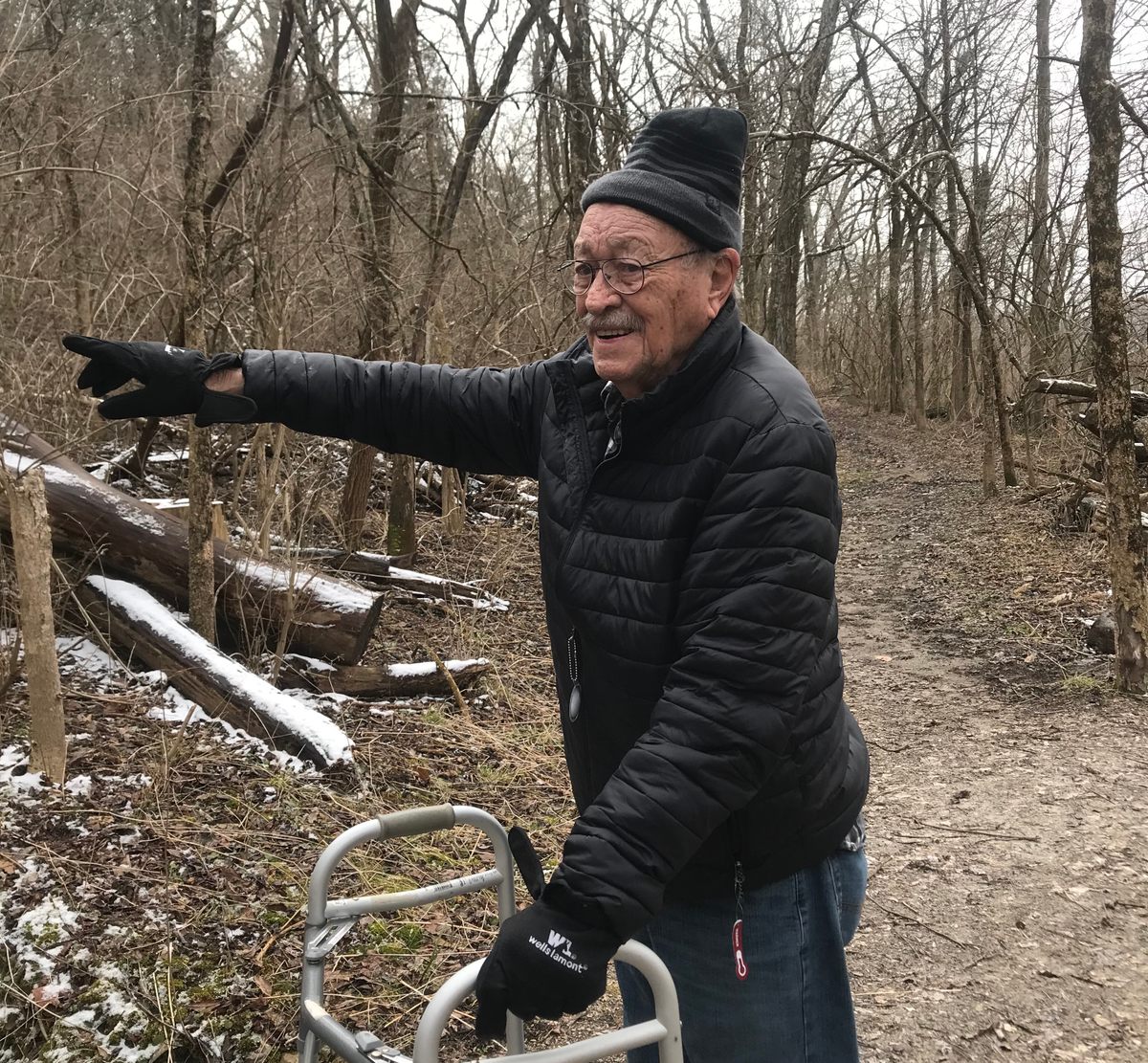 Donald Altstaetter, a retired high school principal in his 90s, has spent years researching the legend of the cave.