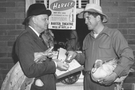 Robert Porterfield Bartering at Barter Theatre