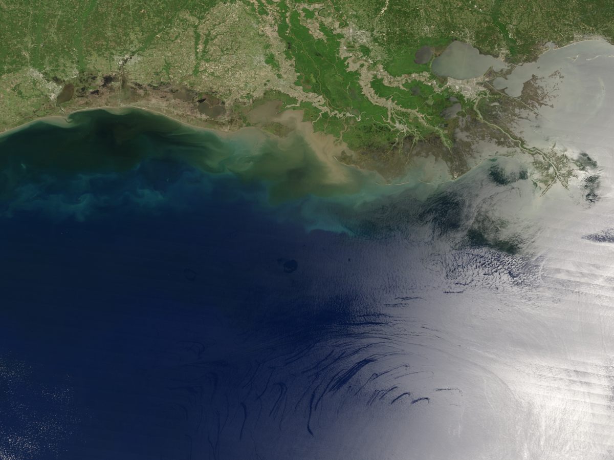 Мексиканский залив фото со спутника