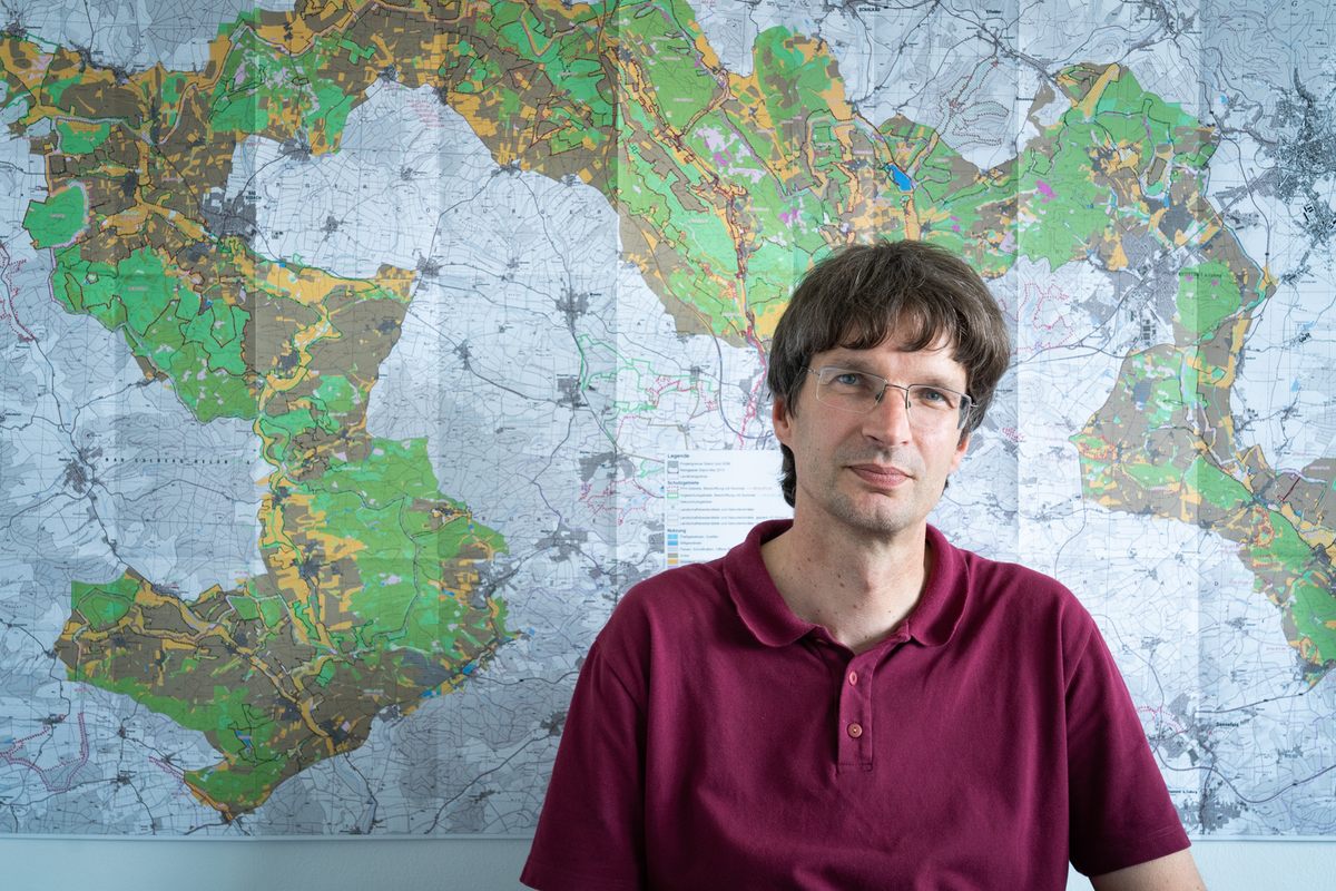 “Now we’re learning that when you want to maintain the landscape the border troops created, you have to actively intervene," says biologist Stefan Beyer.