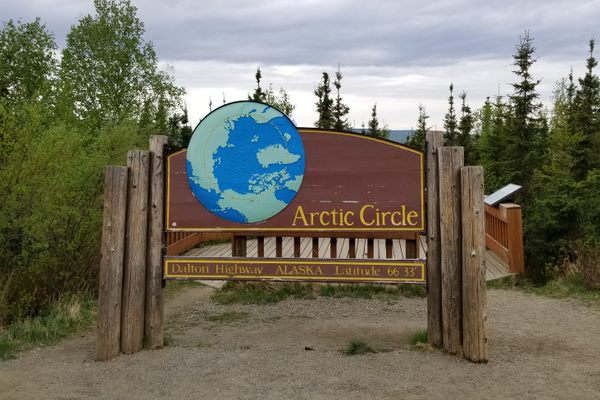 The Arctic Circle Sign.