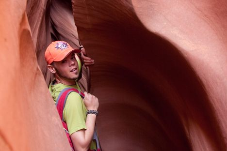Self-Portrait in Spooky Gulch
