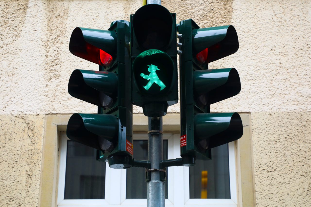 The original Ampelmännchen became so popular   in East Germany by the 1980s that an animated version of the "little street crossing man" was used to teach children traffic safety.