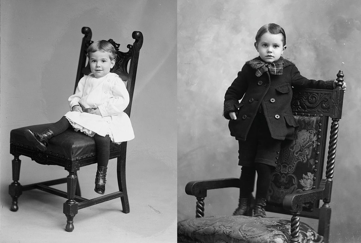 Before a boy's breeching, he was simply a child; afterward, he was a boy, well on his way to becoming a man, c. 1903–05.