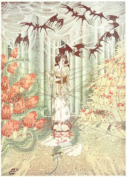 An illustration from Fairy tales from Hans Christian Andersen, 1914. 