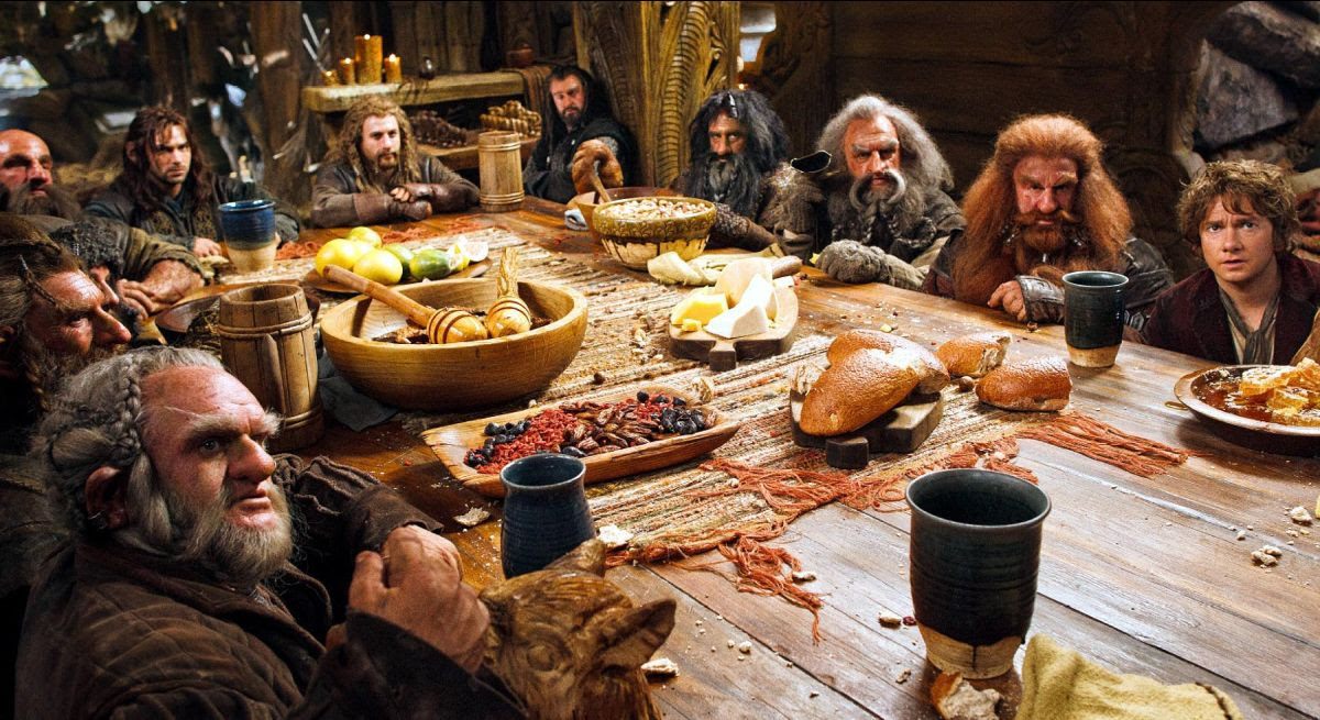 J.R.R. Tolkien wrote a lot about food, and that made its way onscreen as well as to Denny's.