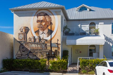 Locomotive 11 was the first car to roll into town once the Florida Southern Rail system was extended to Punta Gorda.