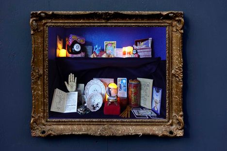 Fortune telling exhibit.