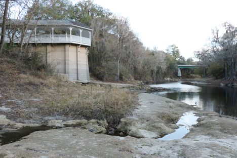 The bathhouse on the Suwanee River.