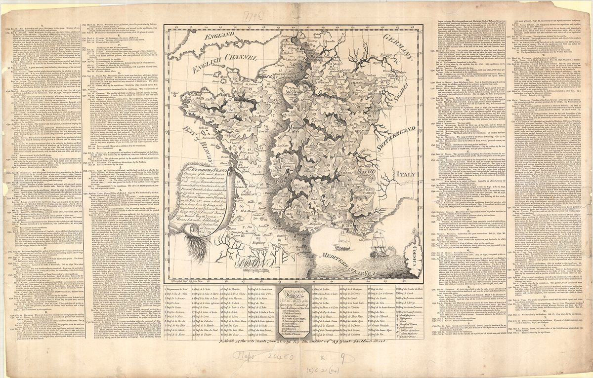 <em>The Kingdom of France...as an Oak</em>, 1796.