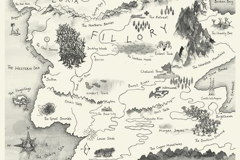 Map by Roland Chambers for The Magicians,
by Lev Grossman. 
