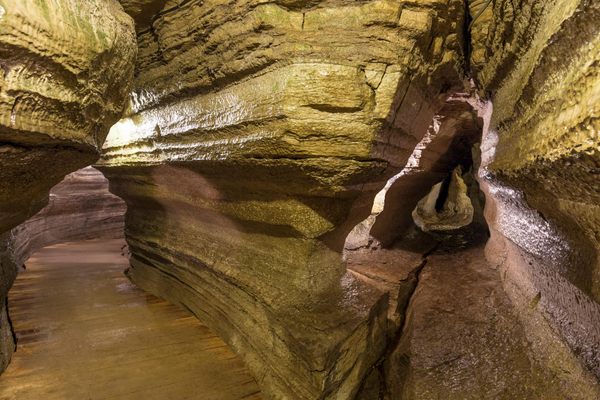 Deep within the Bonnechere Caves.