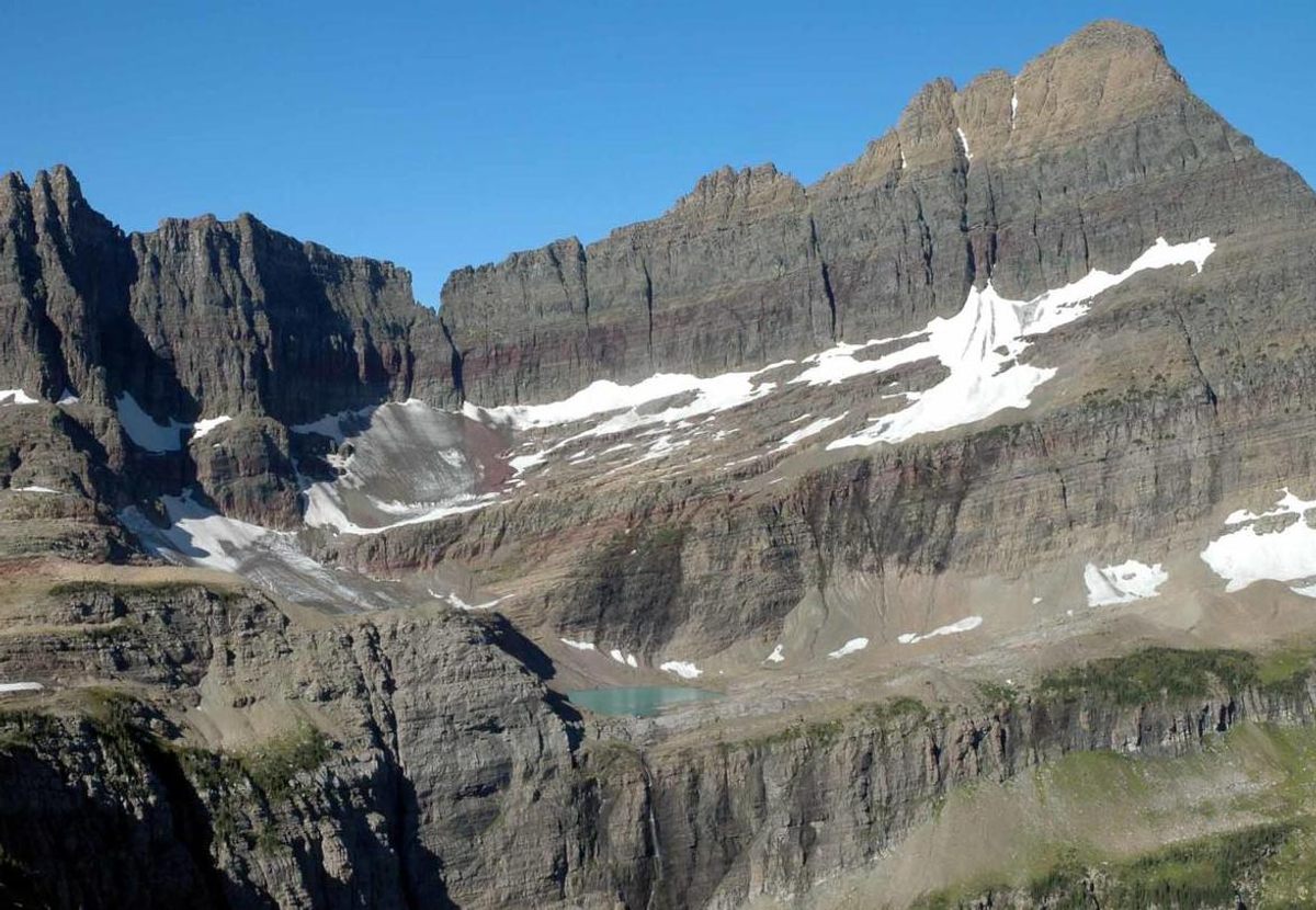 By 2005, Shephard Glacier no longer fit the definition for a visible glacier.