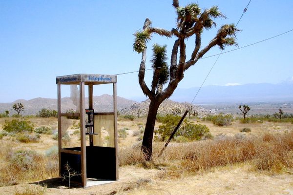 The Mojave phone booth.