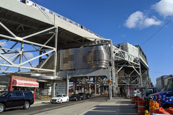 Exterior of the station.