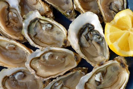 Who needs a lemon on the side when you can have oysters with lemon on the inside?