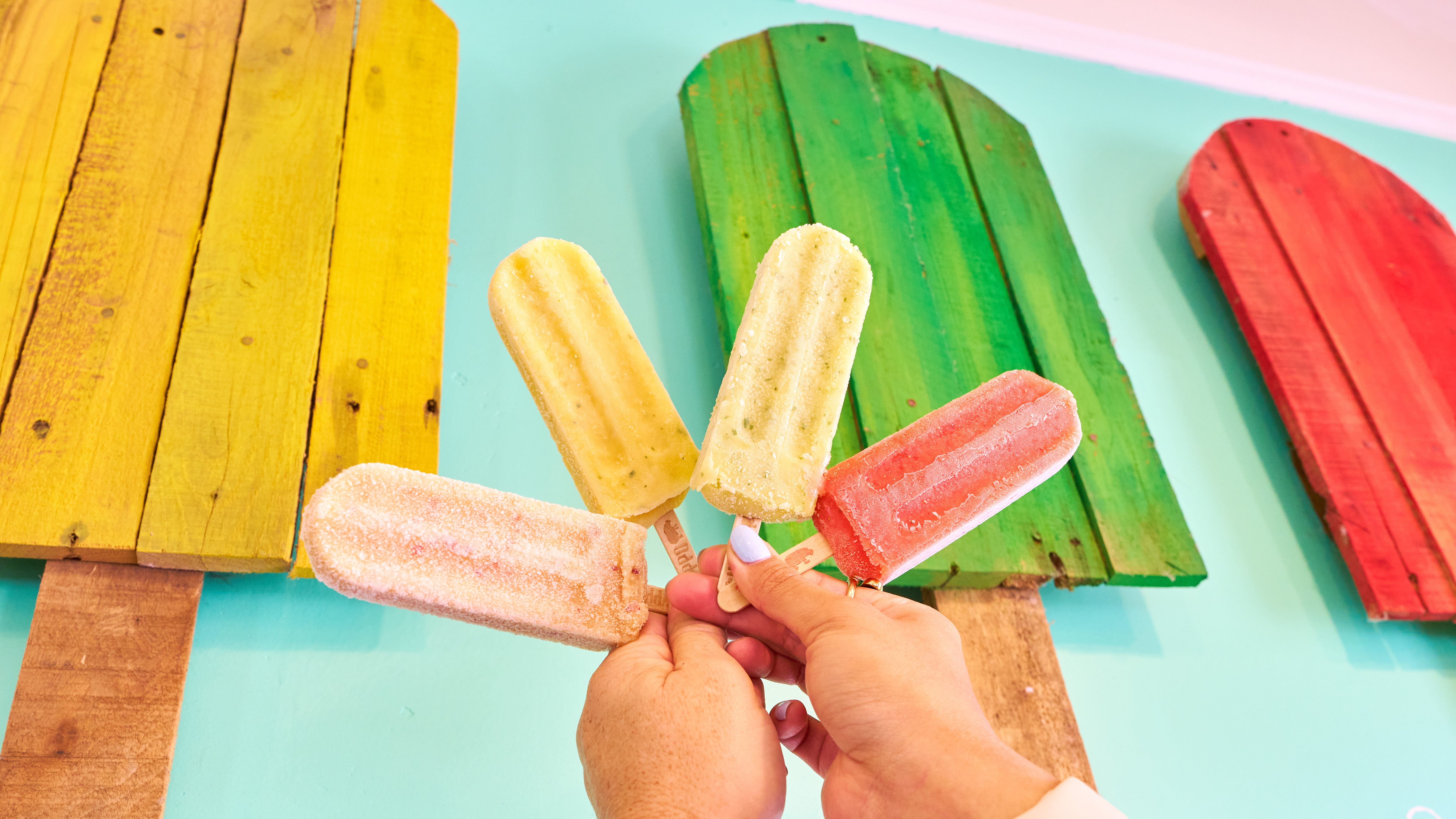 Hyppo Gourmet Ice Pops, in flavors including pineapple ginger and watermelon hibiscus, are a sweet way to cool down in St. Augustine. 