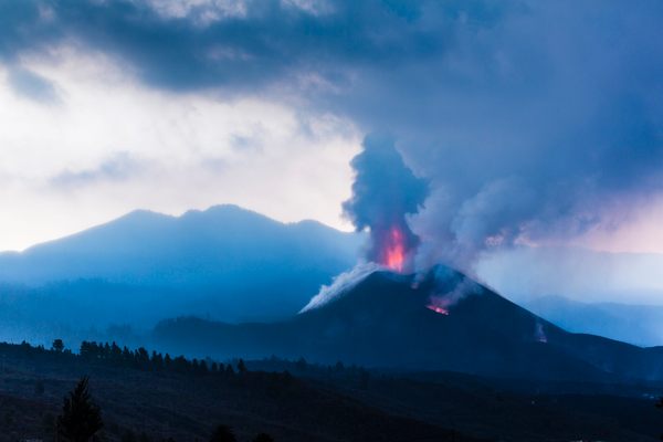 The eruption in October 2021