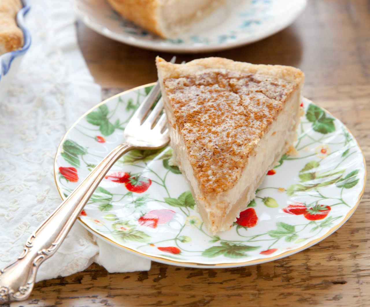 You probably have the ingredients for sugar cream pie in your kitchen.