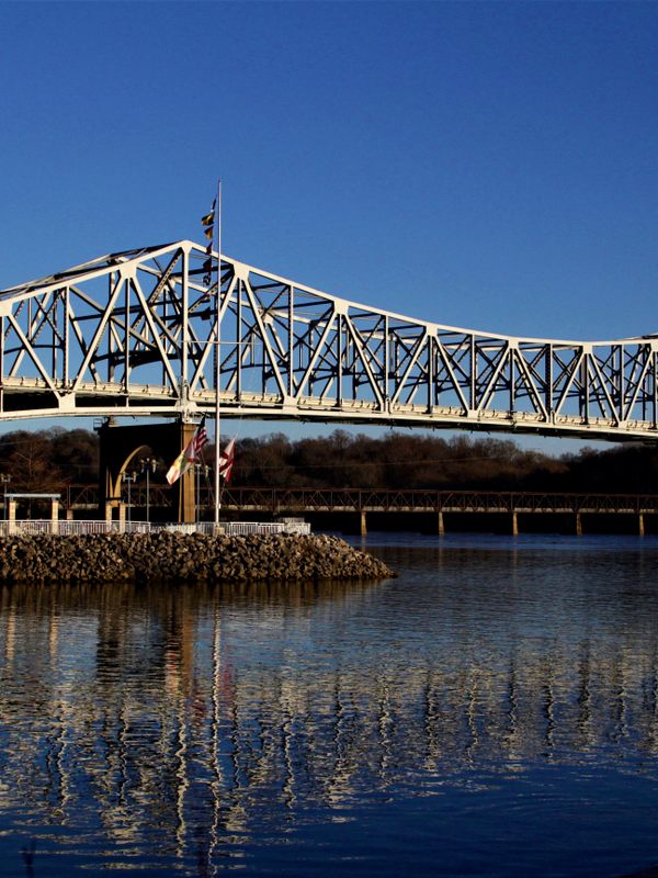 Florence’s O’Neal Bridge stretches over the Tennessee River.