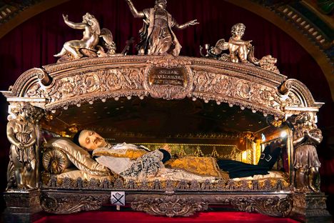 Saint Vincent de Paul in his Silver Vault