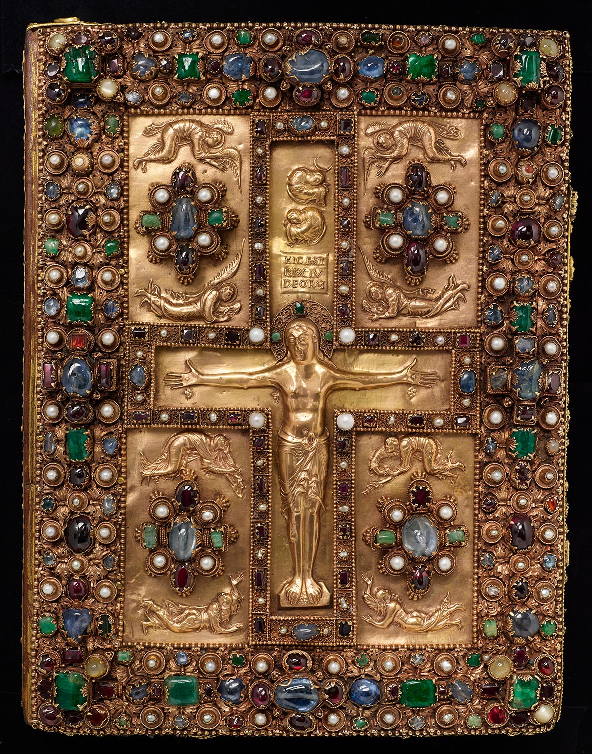 Front cover, <em>Lindau Gospels</em>, c. 875.